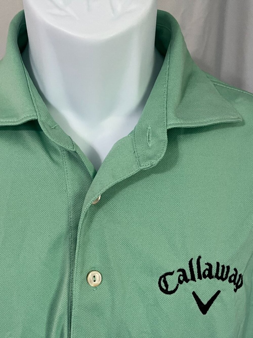 ⛳ Peter Millar Men’s Green Summer Comfort Callaway Odyssey Golf Polo Shirt S